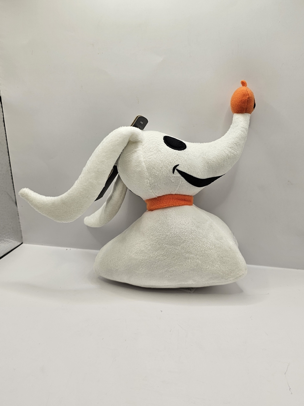 Disney Nightmare Before Christmas Zero Light-Up Plush w/ Pumpkin Nose, NWT